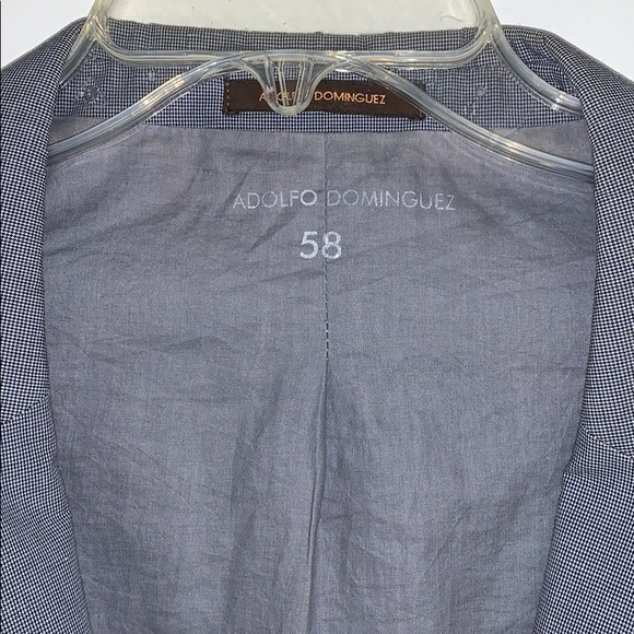 ADOLFO DOMINGUEZ SUMMER BLAZER IN LIGHT BLUE - Picture 3 of 5